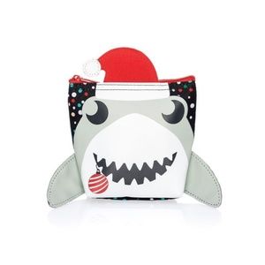 Thirty-One Snacker Pouch Holiday Shark